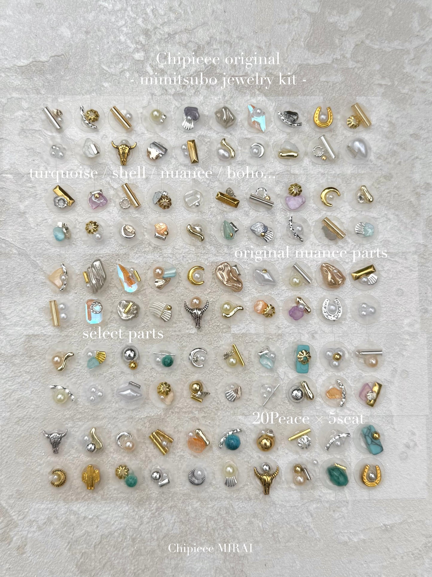 mimitsubo jewelry kit by MIRAI