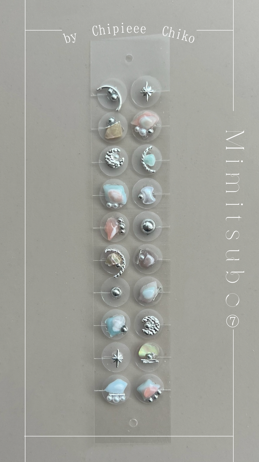 Mimitsubo jewelry by Chiko 7＋parts 20 peaces